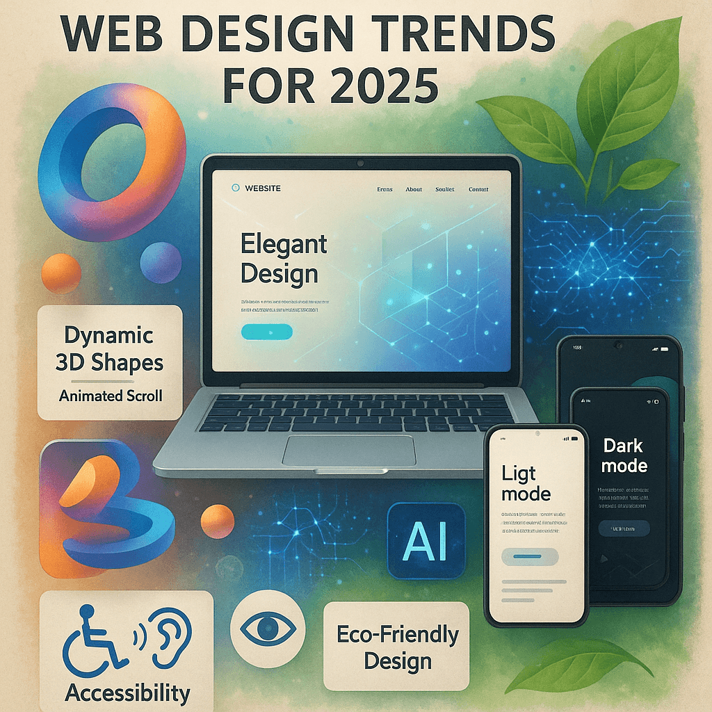 Les grandes tendances du webdesign pour 2025 : Préparer votre site internet pour l'avenir