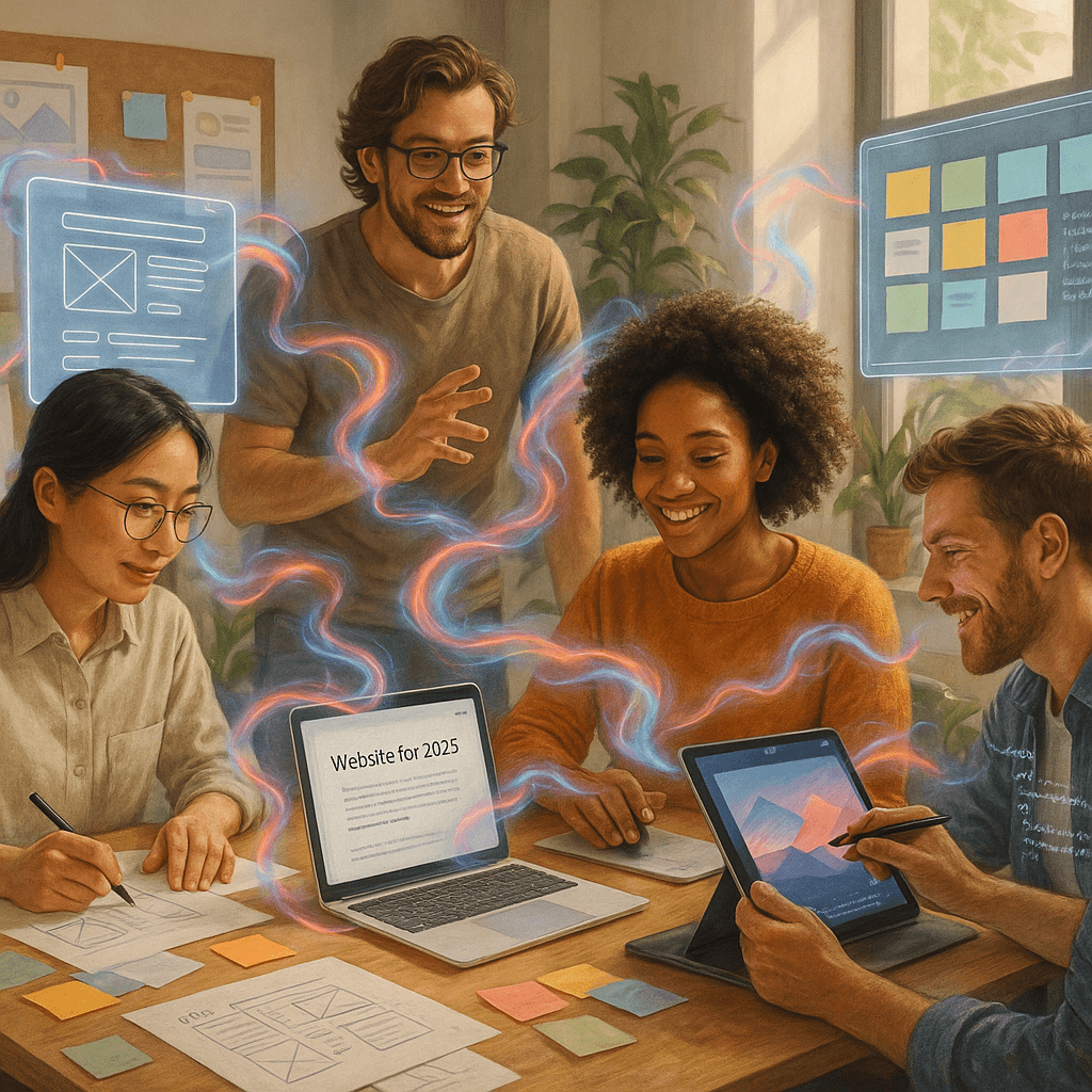 Les 5 technologies IA qui vont marquer la création de sites internet en 2025