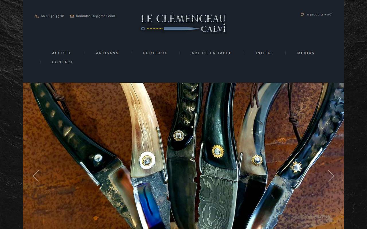 Site Le Clémenceau — vue ordinateur
