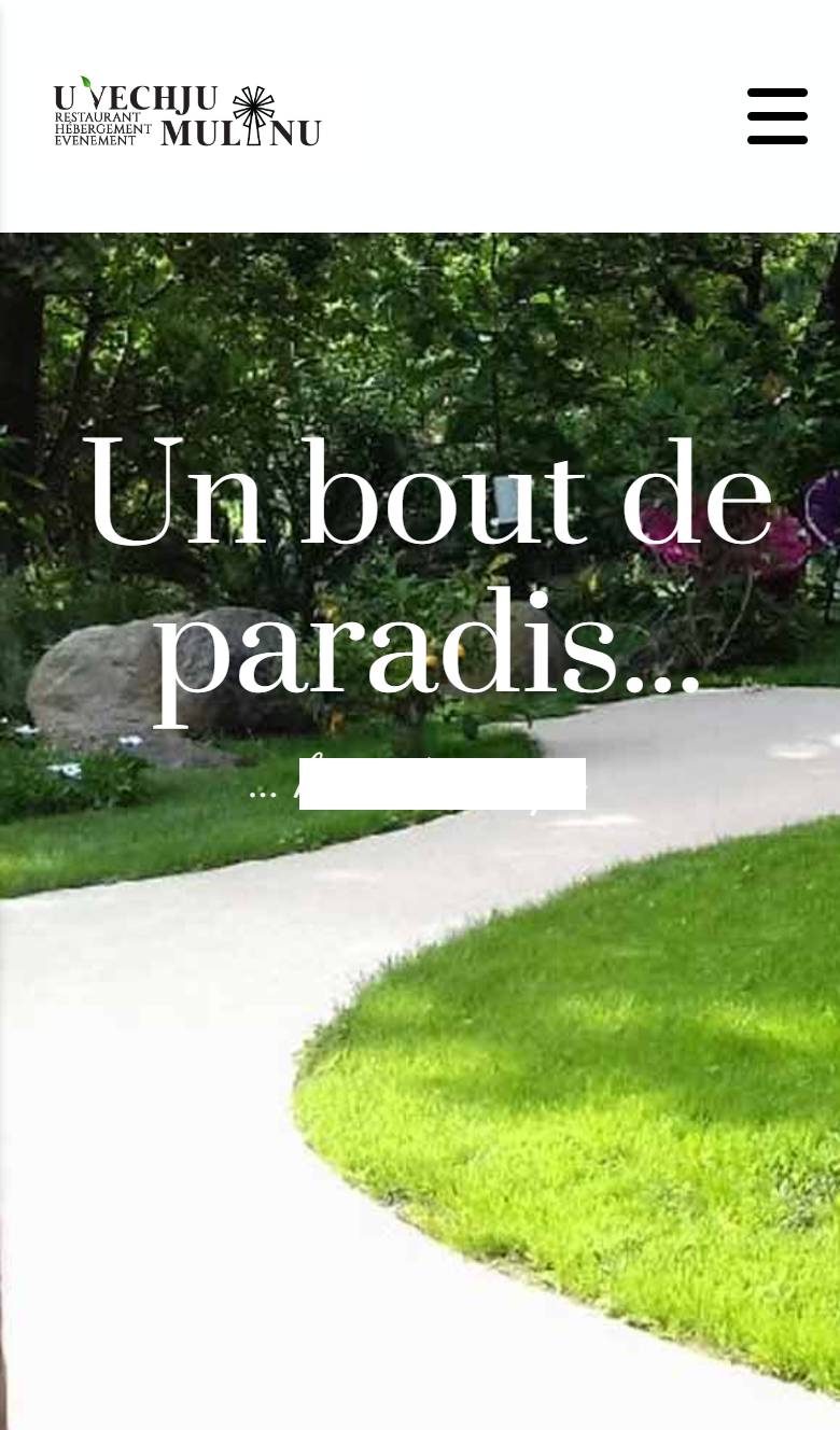 Site U Vechju Mulinu — vue mobile